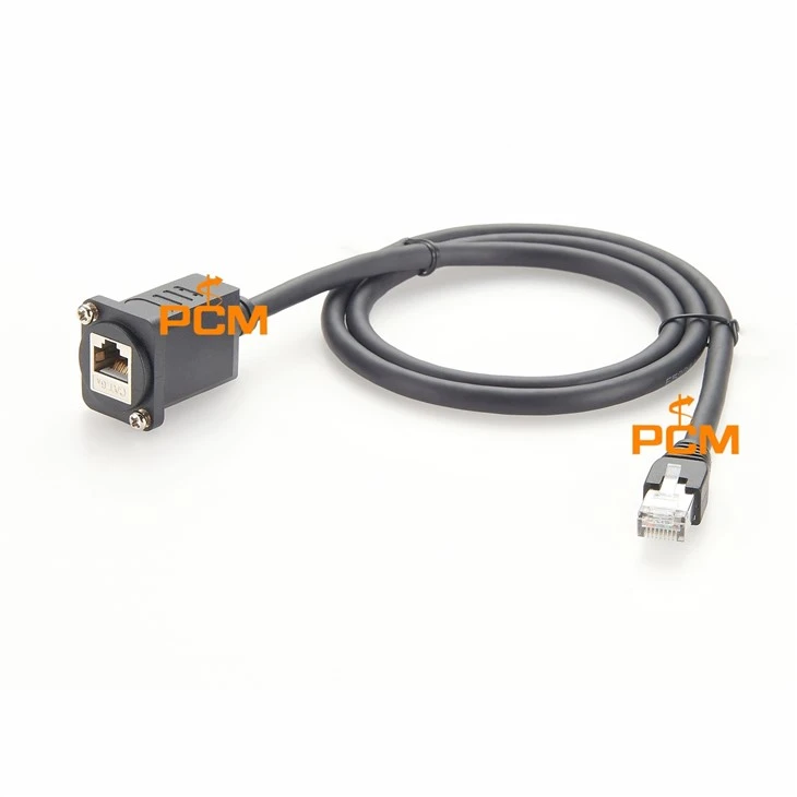 panel mount ethernet extension cable