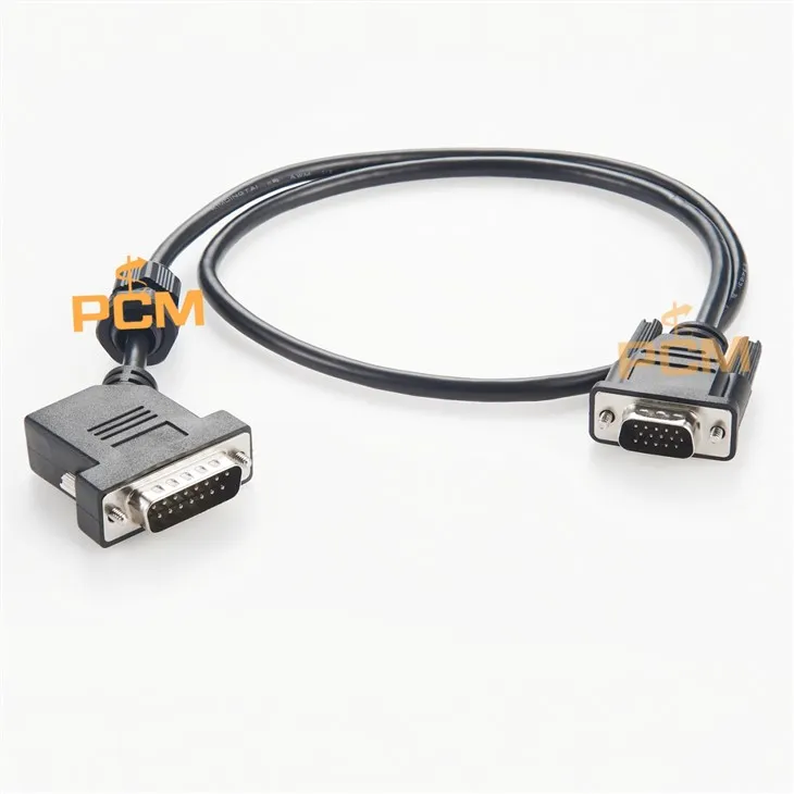 DB15 90 Degree Female To Male Cable