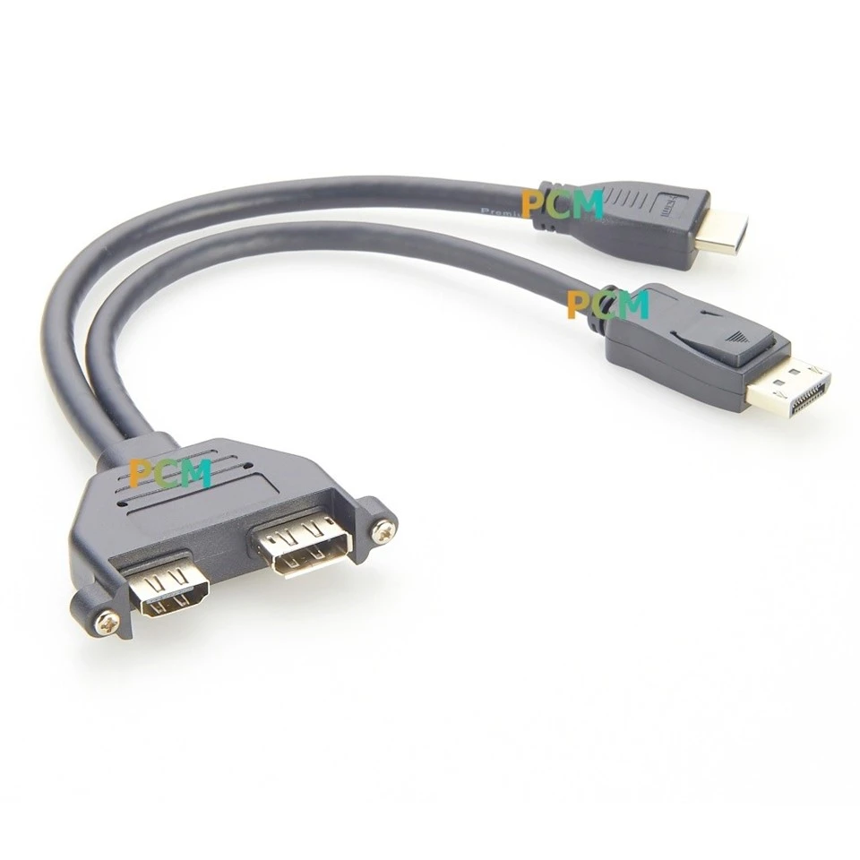 HDMI & Display Port Panel Mount Cable factory