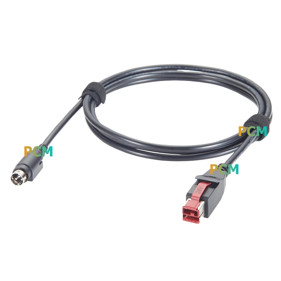 Powered USB To Hosiden 3 Pin 24V Cable factory