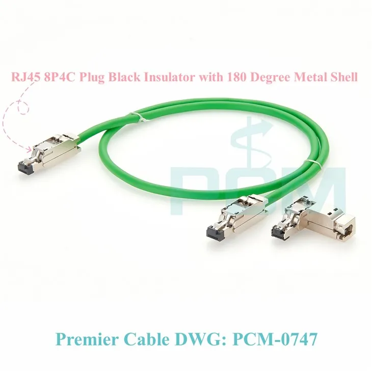 Profinet Ethercat Rj45 M 12 4- Pin D-gecodeerde kabeladapter
