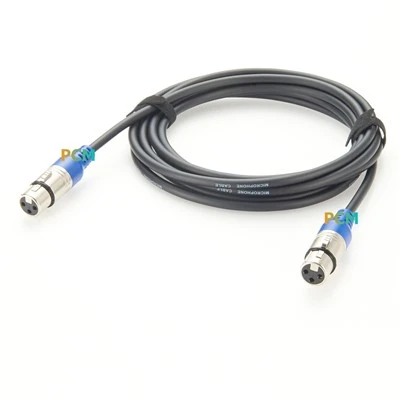 DMX XLR 3 PIN Vrouw aan vrouwelijke audio -verlengkabel