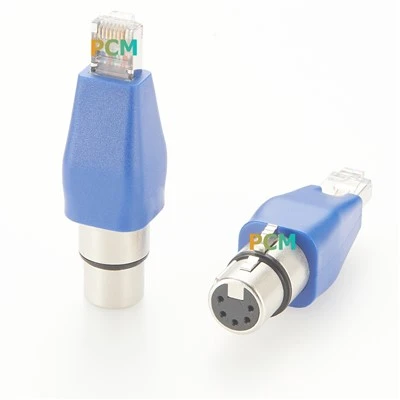 DMX512 XLR 5 PIN tot RJ45 Converter voor externe verlichtingsregeling