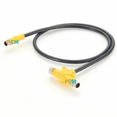 M12 T-code y-split extensiekabel