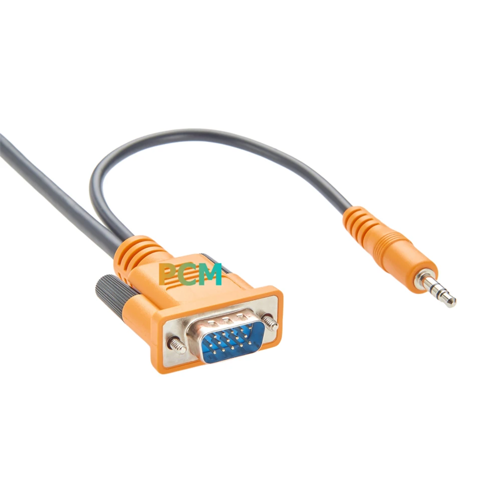 SVGA Monitor Cable With 3.5mm Stereo Audio best